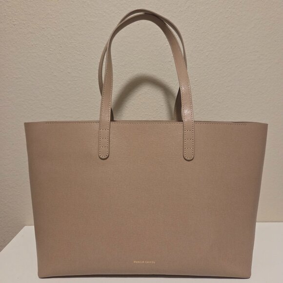 Mansur Gavriel Handbags - Mansur Gavriel Small Zip Shoulder Tote – Light Beige